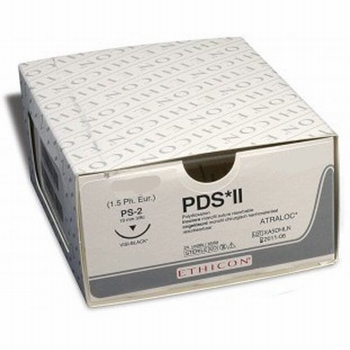 Hechtmateriaal Ehicon PDS 4/0 met naald FS2S per 24 stuks