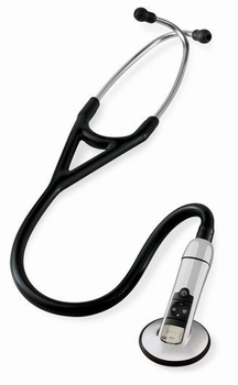 Stethoscoop Littmann elektronisch E3200, zwarte slang