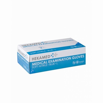 HEKAMED Soft Nitrile handschoenen large – 100 stuks