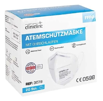 Mondmasker FFP2 / Clinicline - per 20 stuks