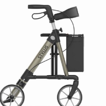 Rollator Stylus lichtgewicht - champagne