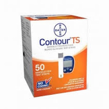 Bayer Contour TS teststrips , verpakt per 50 stuks