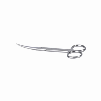 Schaar chirurgisch gebogen spits/spits, 14cm polikwaliteit