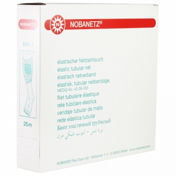 Nobanetz elastisch netverband maat 5 (hoofd) - 25 meter