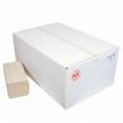 Handdoekjes Z-fold 23x25cm - 1 laags - naturel, 20x250 stuks