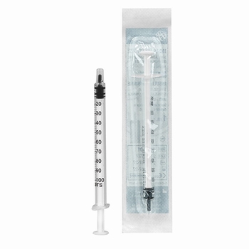 Spuit Nipro tuberculine 1ml, 3-delig - 100 stuks
