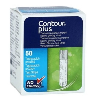 Bayer Contour Blue Plus teststrips - 50 stuks