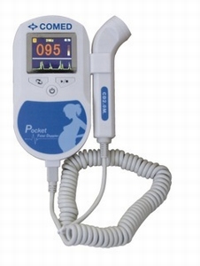 Foetale doppler Comed met LCD kleuren display, 2Mhz/8MHz
