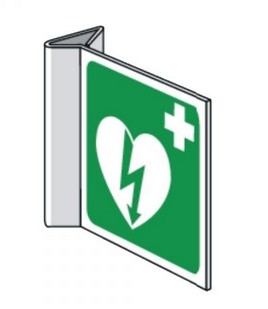 AED haaks 15x15cm