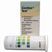 Combur 3 Test , Roche, flacon 50 teststrookjes