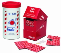 Hemocue HB201 cuvetten in potje, verpakking 50 stuks