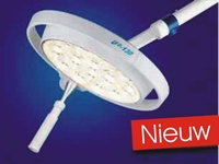 Plafond model Mach LED 130, met swing plafond arm