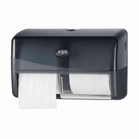 Toiletrolhouder Pearl Black, compact traditioneel