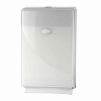 Handdoekdispenser Slimfold Pearl White