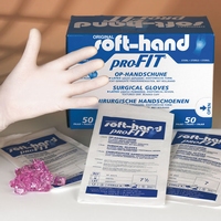Handschoen Steriel Latex gepoederd Soft-Hand Profit mt 6