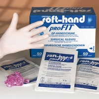 Handschoenen Steriel Latex gepoederd Soft-Hand Profit mt 7 - 50 paar