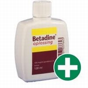 Betadine oplossing 120ml per stuk