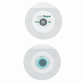 Mediware papierelektrode, diameter 50mm, drukknop - 30 st.