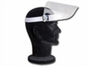 Spatmasker met hoofdband opklapbaar, complete bescherming