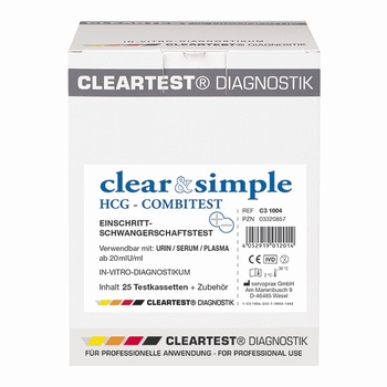 Zwangerschaptest Clear & Simple 25 testen