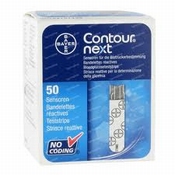 Bayer Contour Next Teststrips , verpakt per 50 stuks