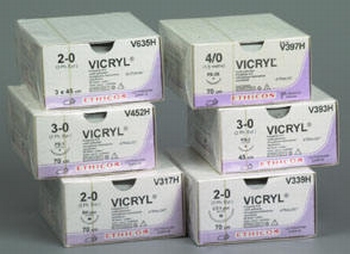 Hechtmateriaal Ethicon Vicryl, violet 4/0 met naald FS2S