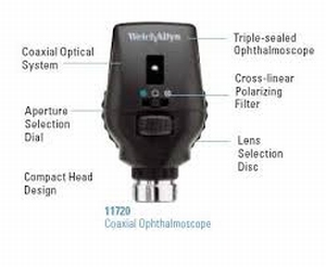 Welch Allyn Oogspiegel HPX Coaxiaal 3,5V, losse opzet