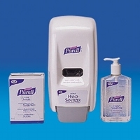 Dispenser wit Gojo voor Purell handgel