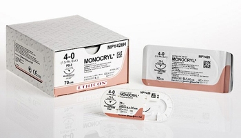 Hechtmateriaal Ethicon Monocryl 4/0 met naald  FS-2,per doos