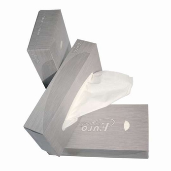 Facial tissuesEURO CEL dispenser doos, 100 tissues per verp.