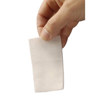 HEKAPRES hydrofiel gaaskompres 10x10cm NIET STERIEL - 8 lagen - 100 stuks