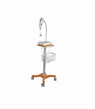 Cardioline ECG 100 trolley met kabelarm