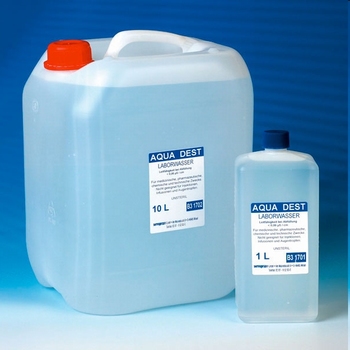 Aqua Dest - laboratoriumkwaliteit - 1 liter