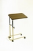 Bedleestafel u-model 2 aparte poten/wielen met plastic blad