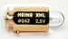 Lampje Heine xhl 2,5V  #042